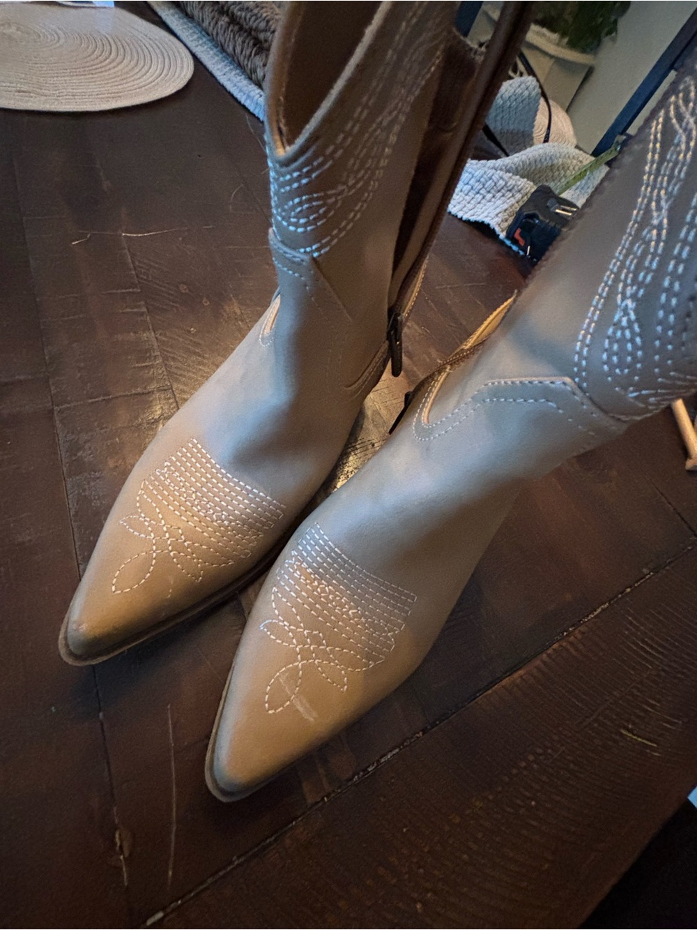 Indigo Rd. Alydia Tan Western Ankle Boots Women's Cowgirl Size 7.5 Boho Country - Picture 7 of 13